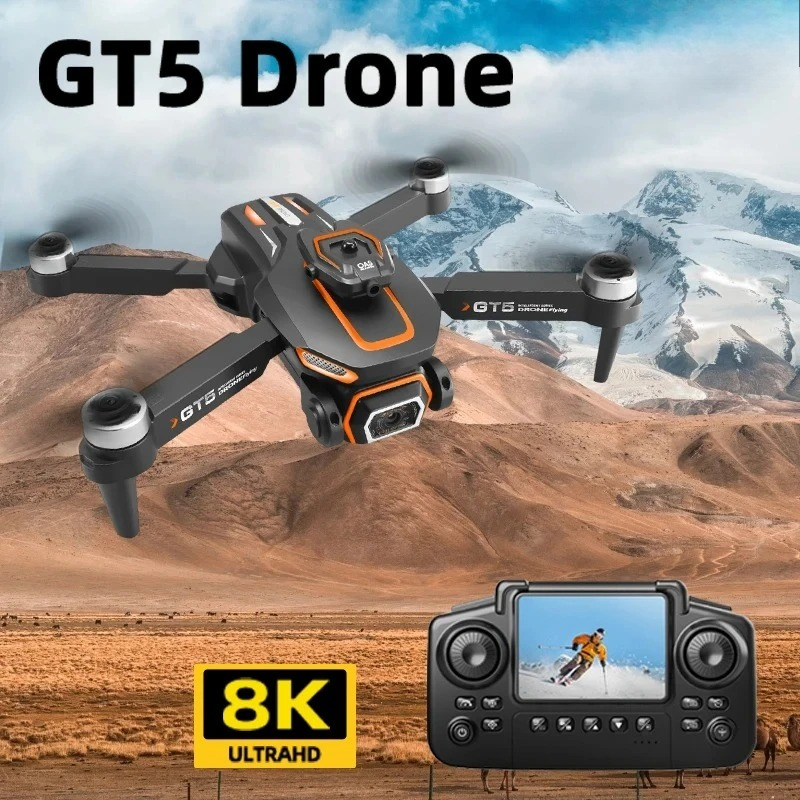 Drone Surveying - Orijinal GT5 Mini Drone 4K Profesyonel