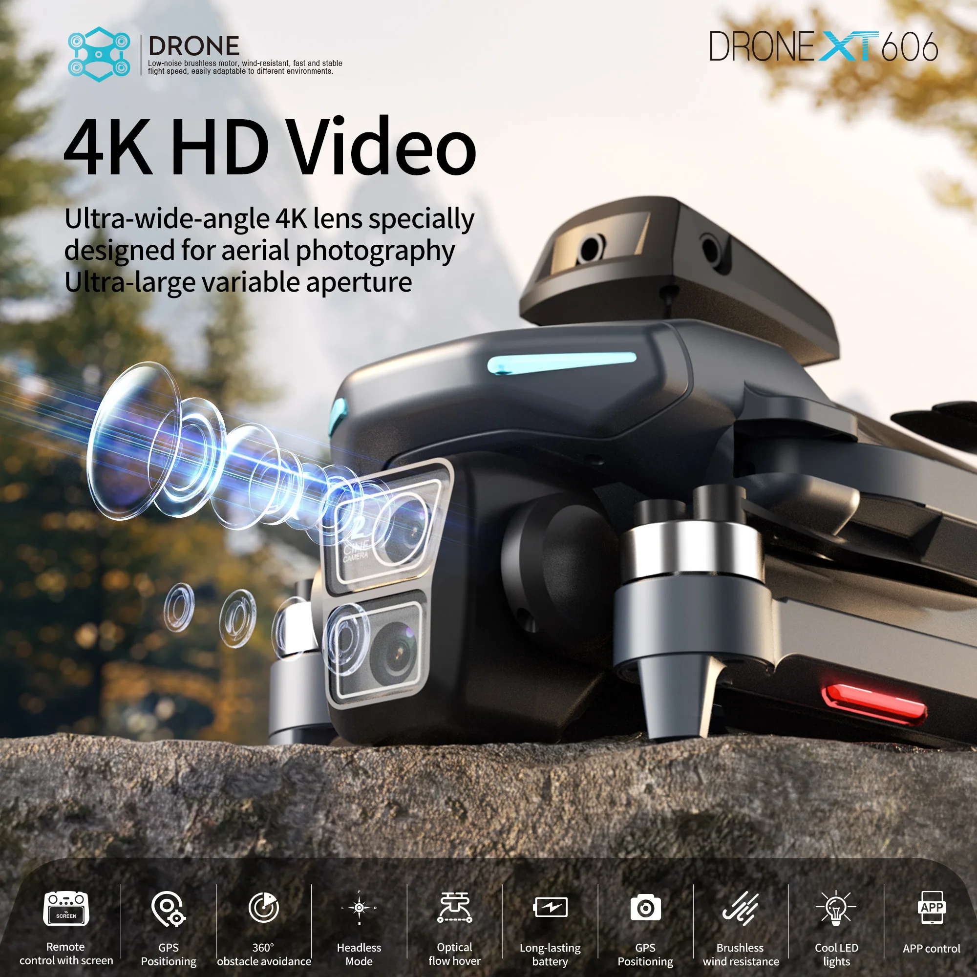 Orijinal XT606 MAX GPS Drone 4 - Drone Mapping incelemesi ve fiyatı