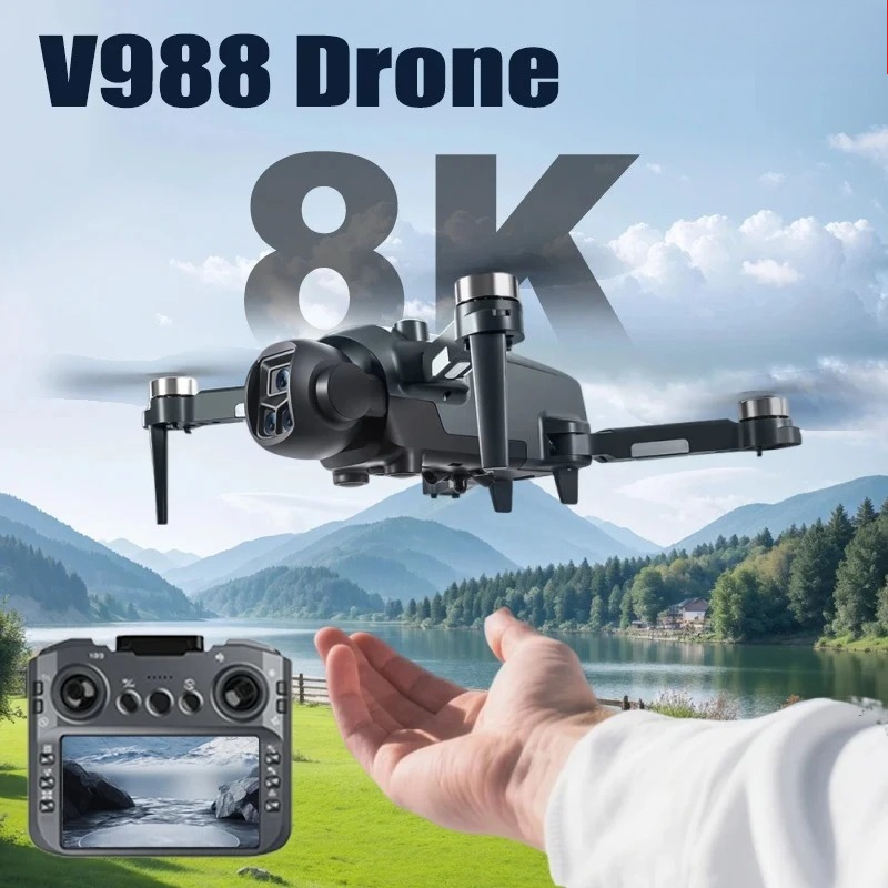Orijinal V988 Drone 8K HD Çift - Drone Thermal Imaging incelemesi ve fiyatı